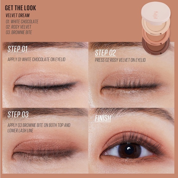 Kaja Bouncy Bento Eyeshadow in Chocolate Dahlia - new, no box - Picture 3 of 9